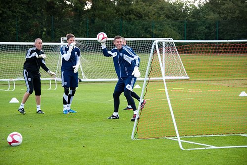 Ben Foster training with Diamond Pro Trainer Football