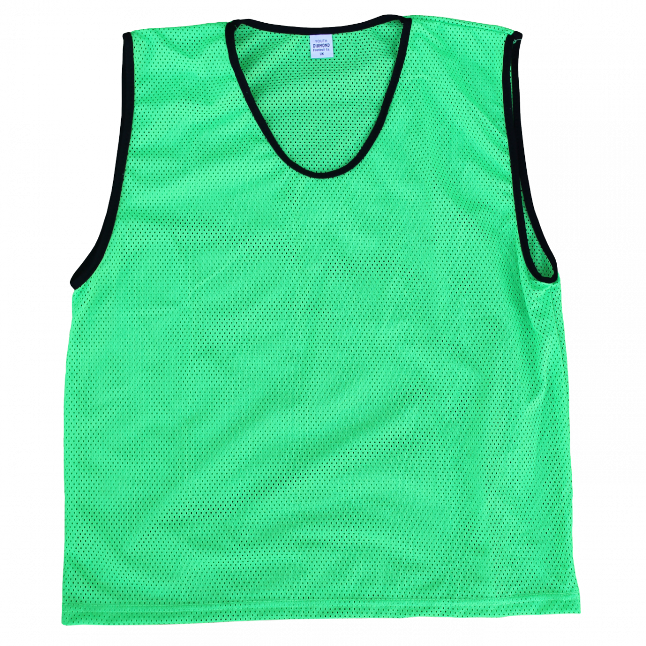4pcs Football Training Vest Fluorescent Green Mercerized Cloth