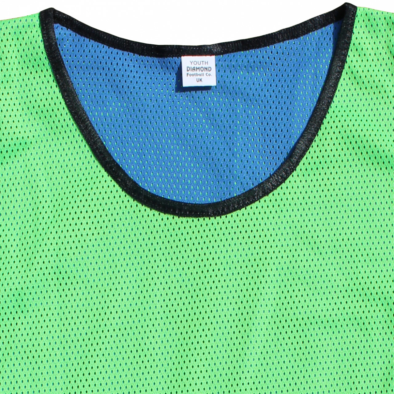 Blue/Green Reversible Mesh Football Bibs | Diamond Football