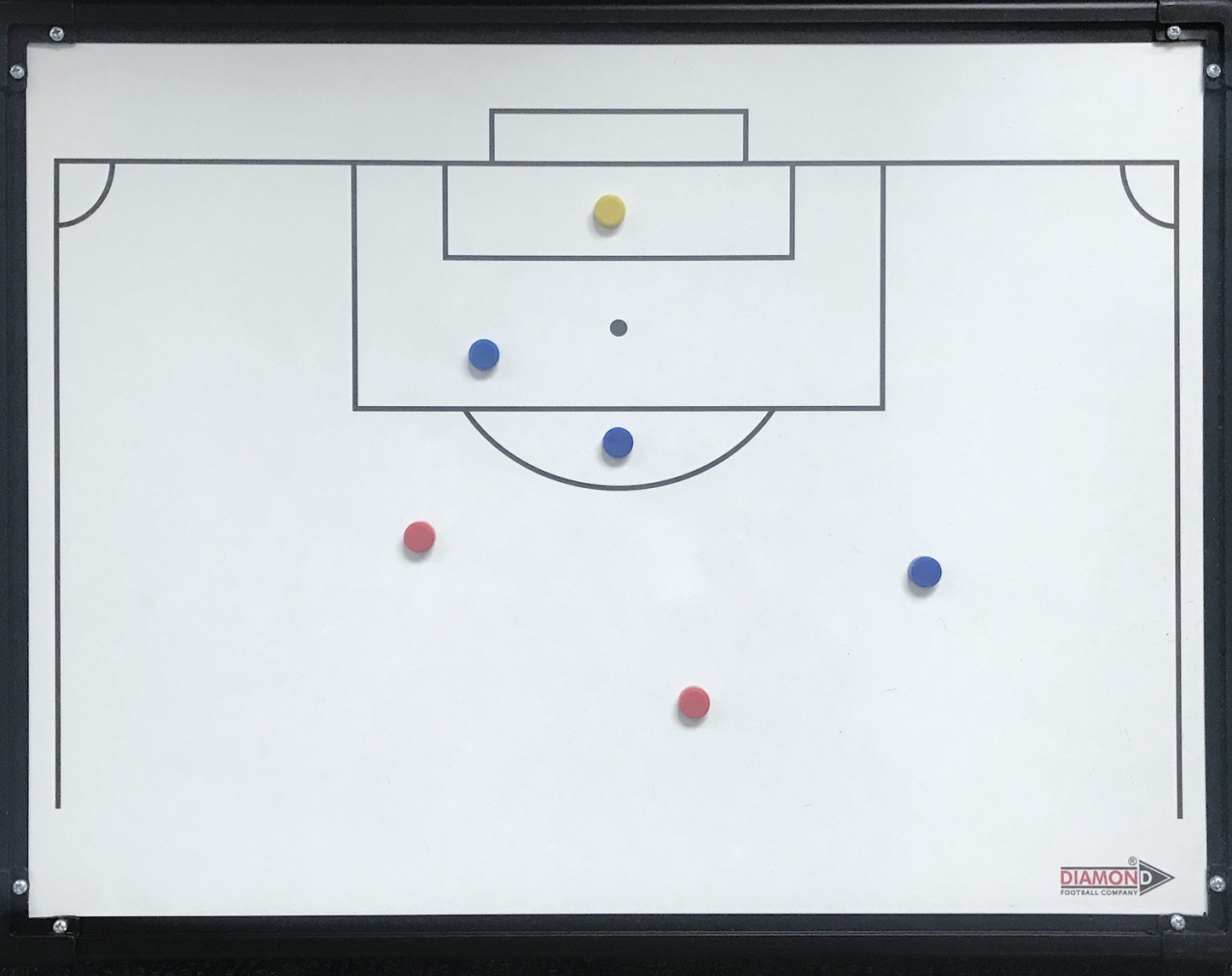 FOOTBALL MIDI TACTIC BOARDS REJECTED STOCK 90cm x 60cm WITH BAG AND MAGNETS 