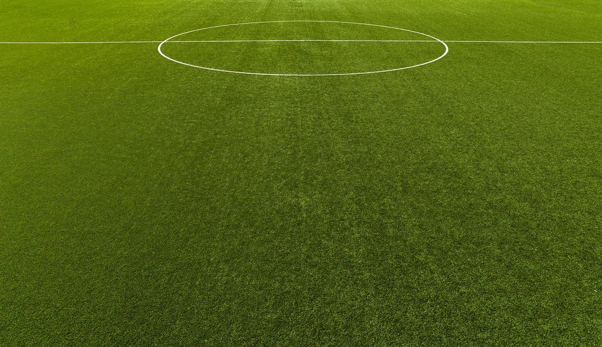 Centre circle of a football pitch