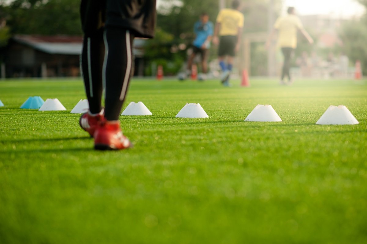 Football training session