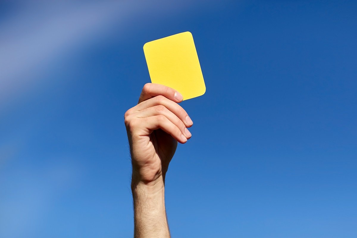 Football yellow card