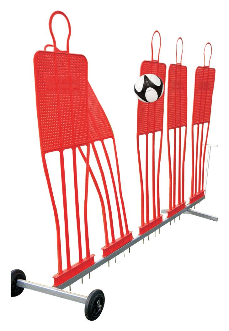 A mannequin trolley from Diamond Football